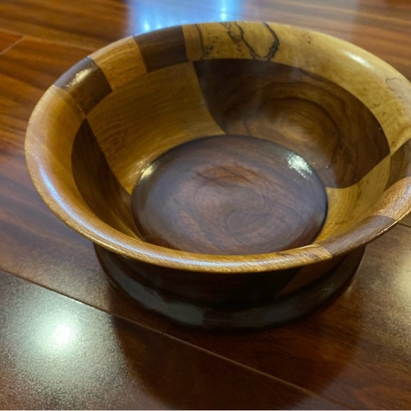 Other - Beautiful Handcrafted Wooden Bowl 4”